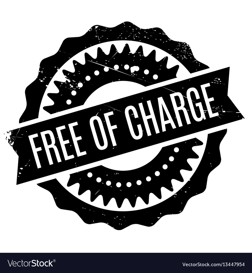 Free of charge rubber stamp