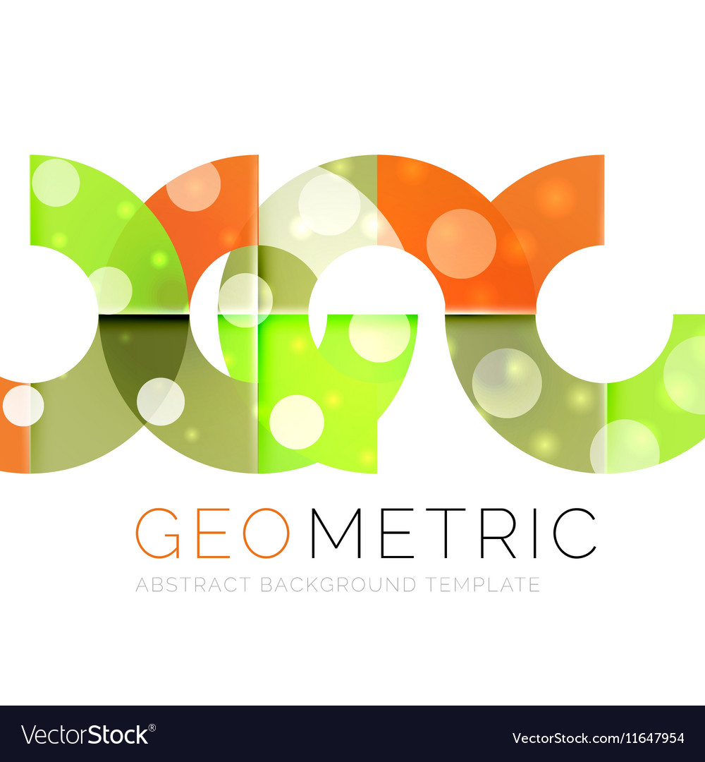 Geometrical minimal abstract background with light