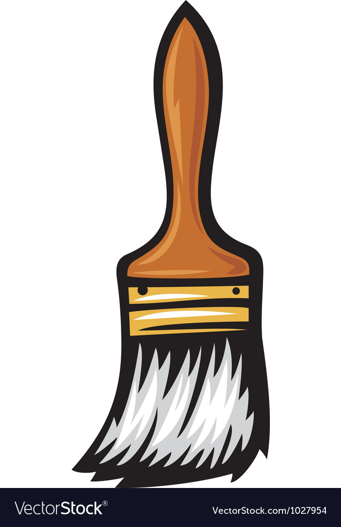 Download Paint brush Royalty Free Vector Image - VectorStock