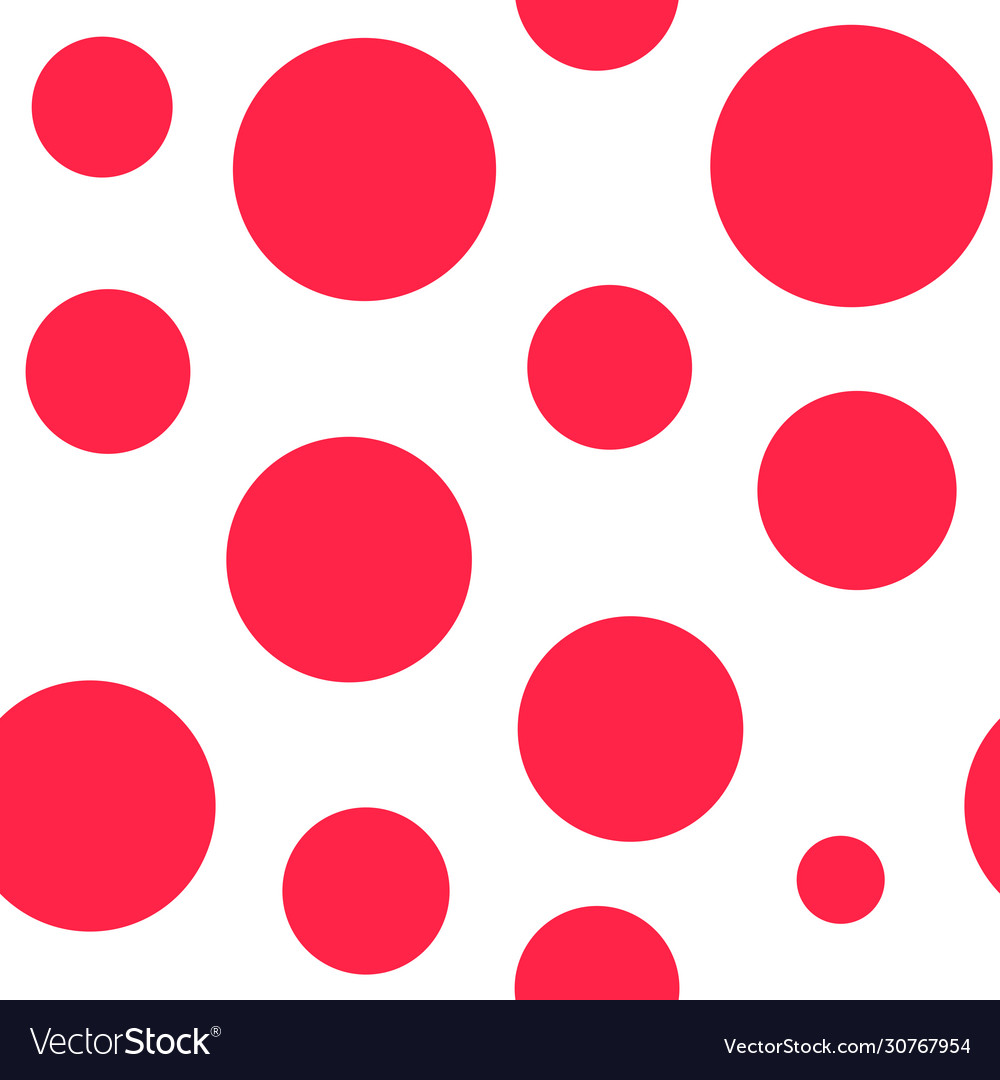 Red Circle Abstract Pattern