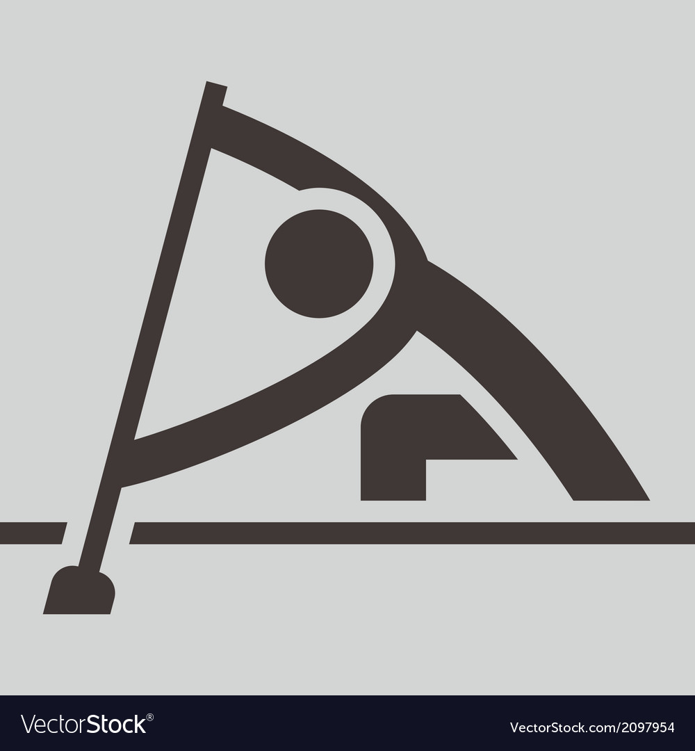 Rowing and canoeing icon