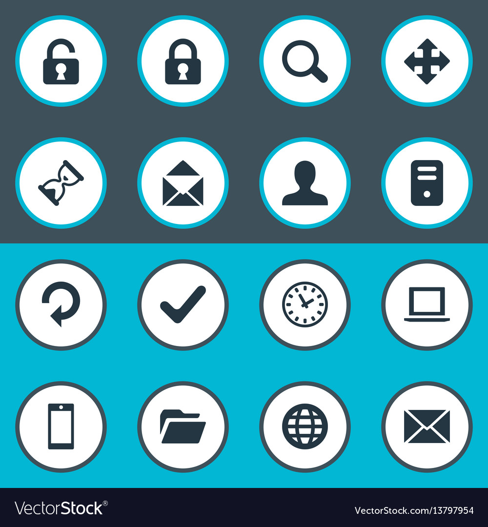Set of simple practice icons