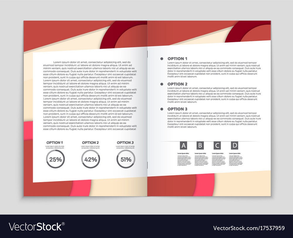 Abstract layout background set for art