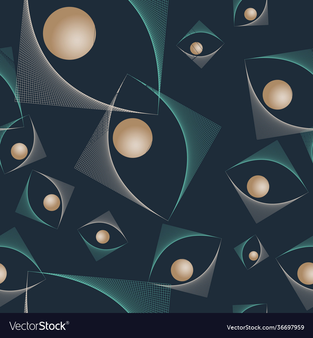 Abstract seamless background spheres vector image Abstract seamless background spheres