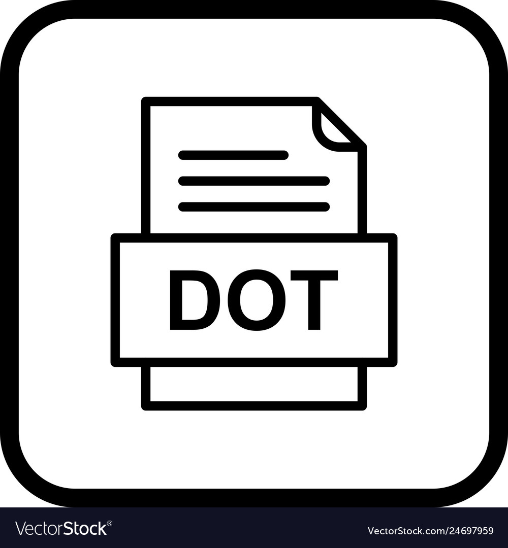 Dot file document icon