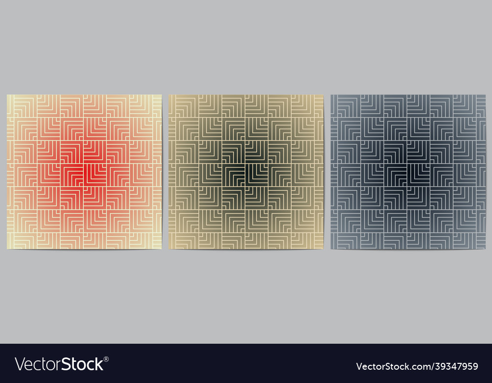 Geometric pattern with square shape and diagonal vector image Geometric pattern with square shape and diagonal