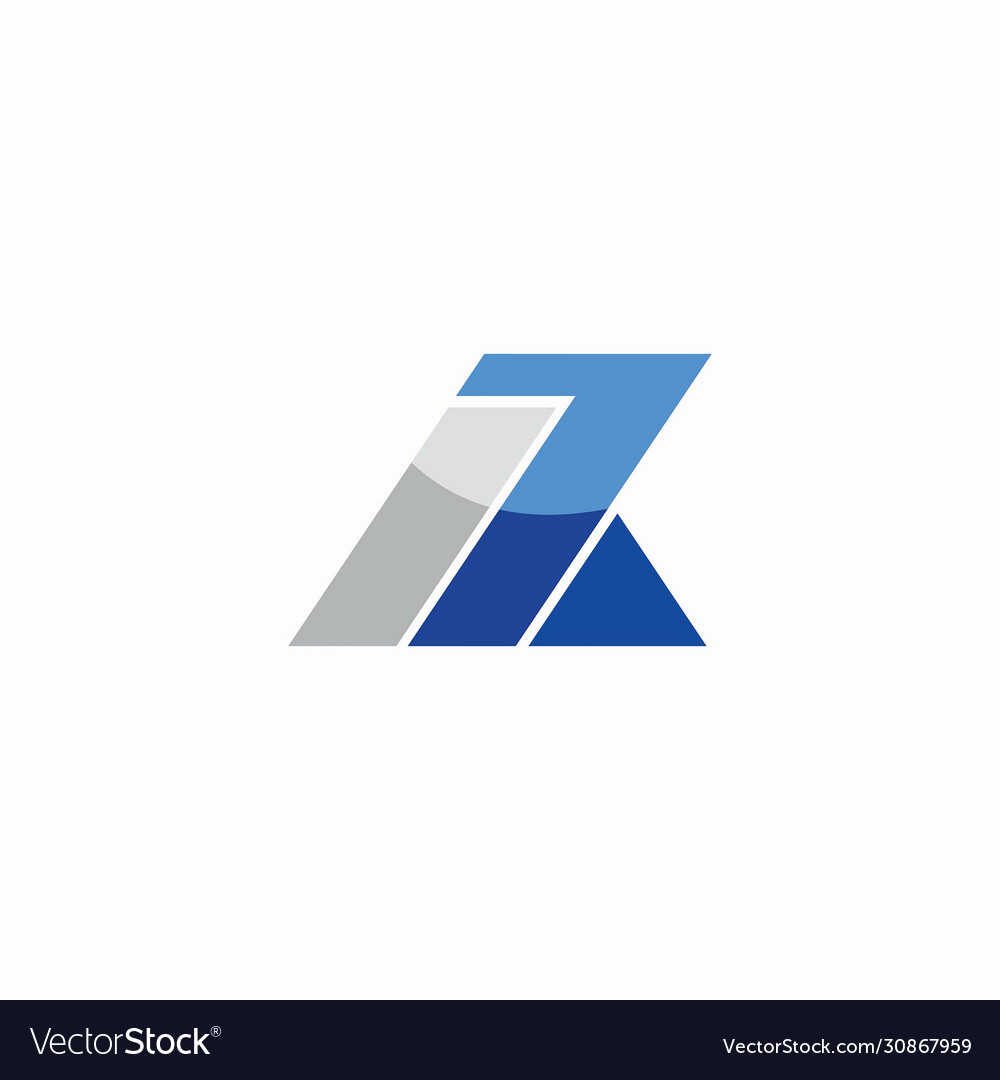 Initial letter az or za logo design template