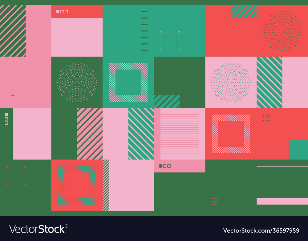 Techno abstract pattern design vector image Techno abstract pattern design