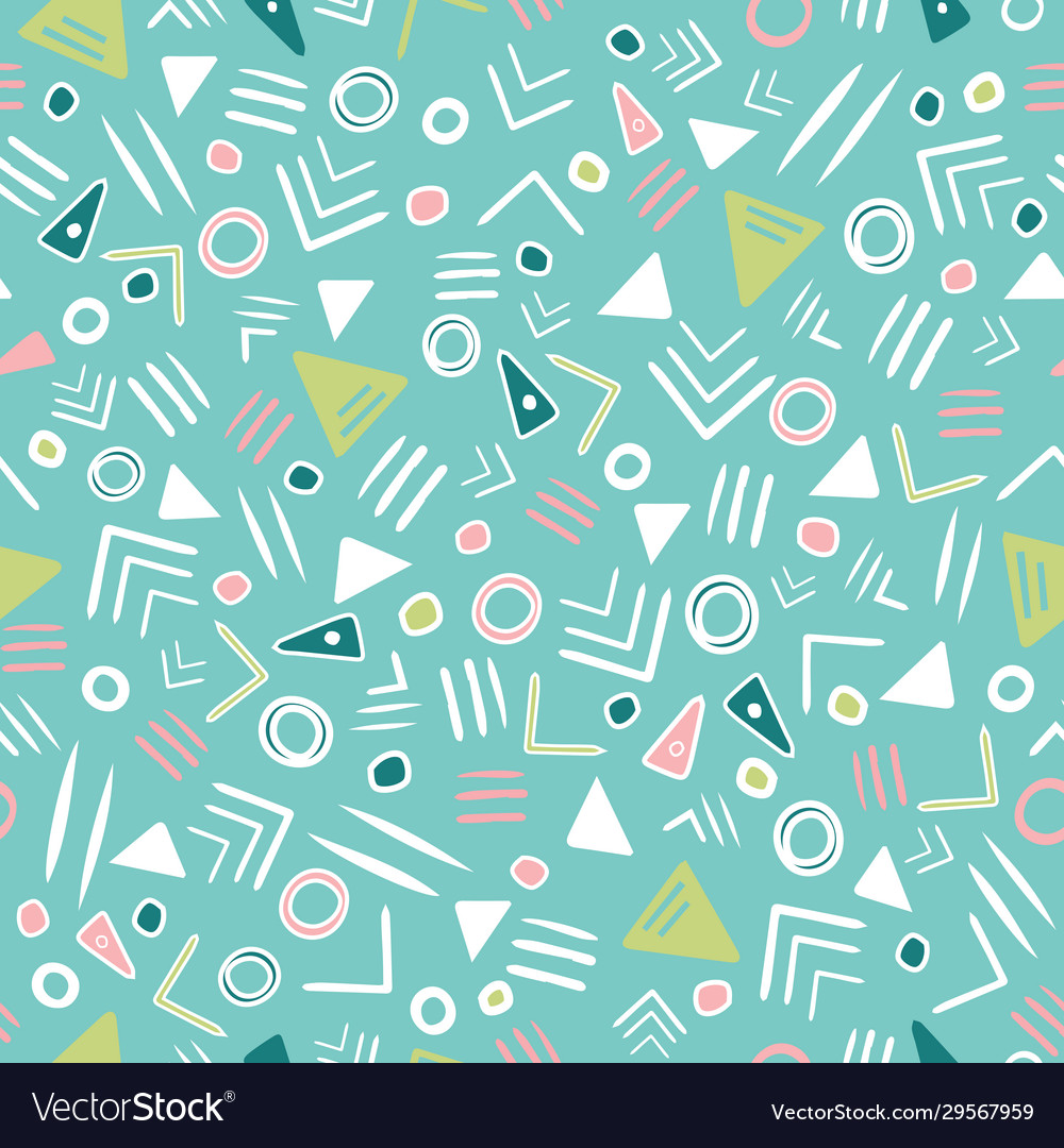 Tribal abstract seamless repeat pattern Vector Image Tribal abstract seamless repeat pattern