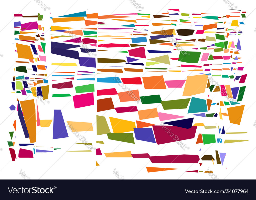 Abstract art - random geometry shapes generative vector image Abstract art - random geometry shapes generative