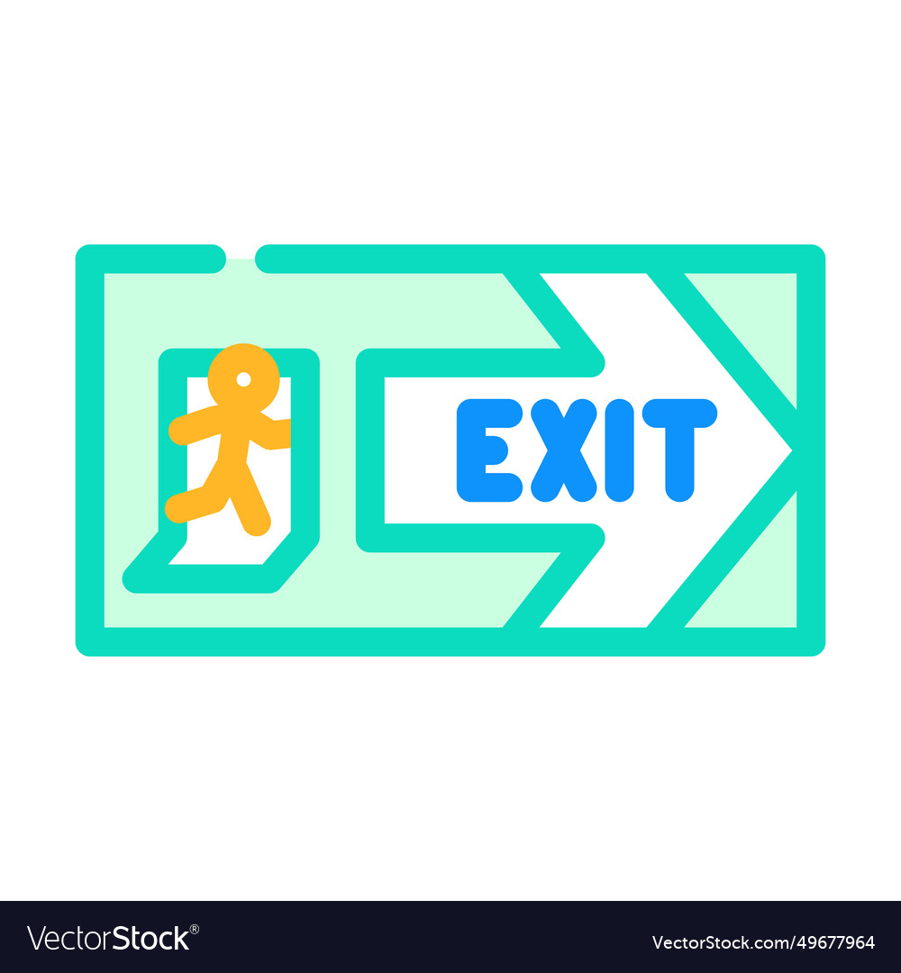 Exit close color icon