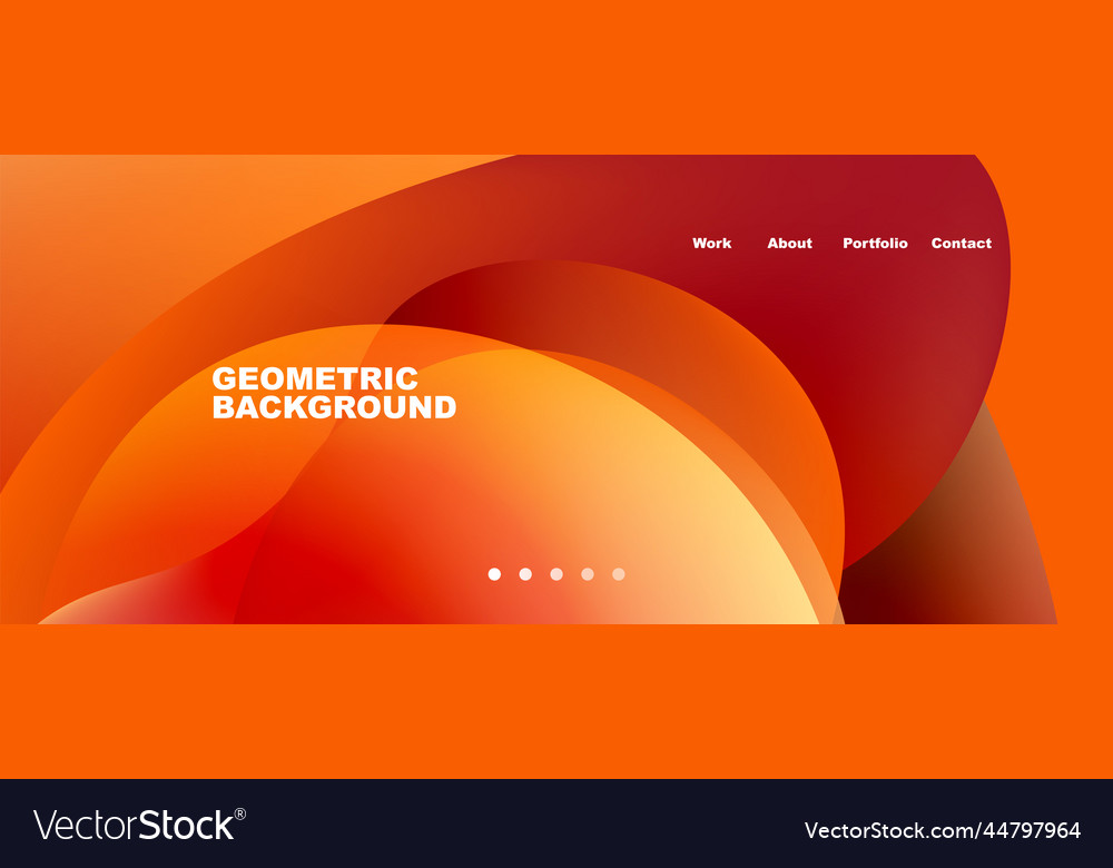 Fluid shapes abstract background