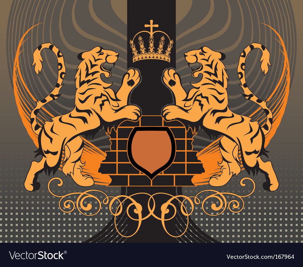 Heraldic Royalty Free Vector Image - VectorStock