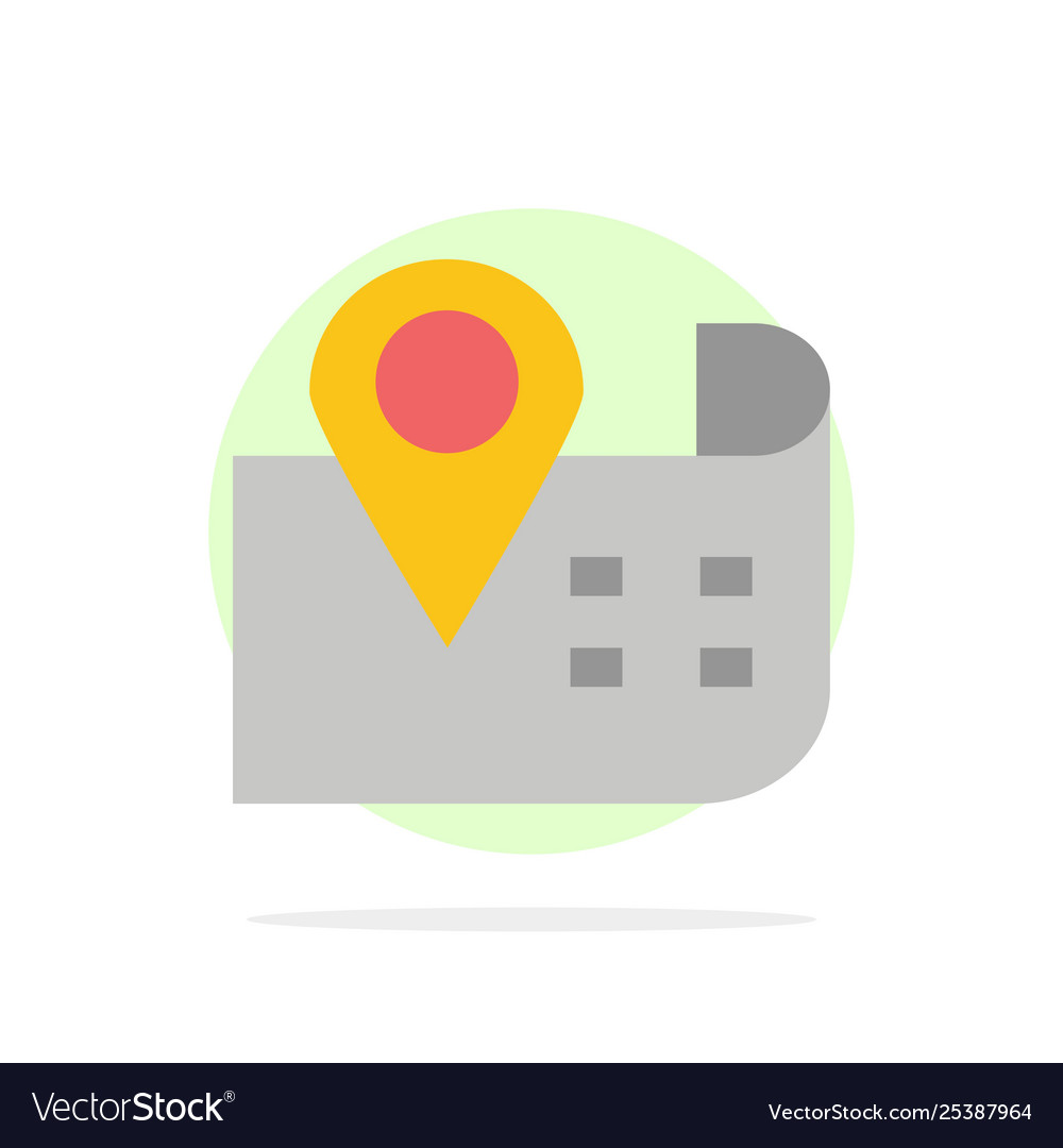 Map navigation location abstract circle Vector Image Map navigation location abstract circle