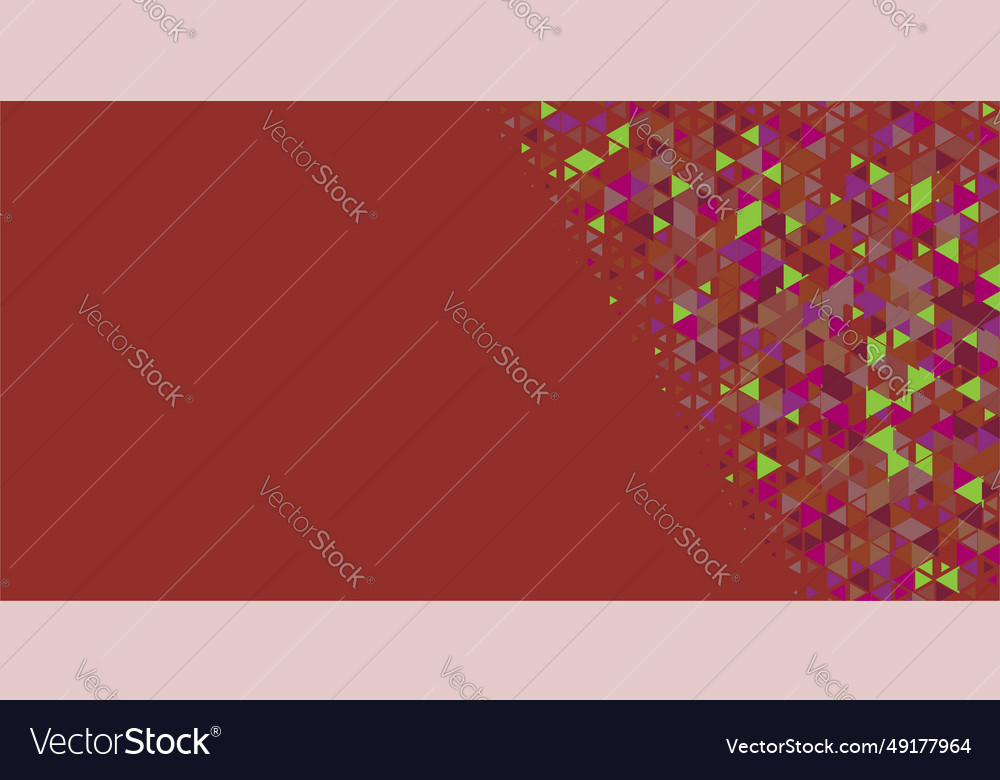 Multicolored abstract triangle background