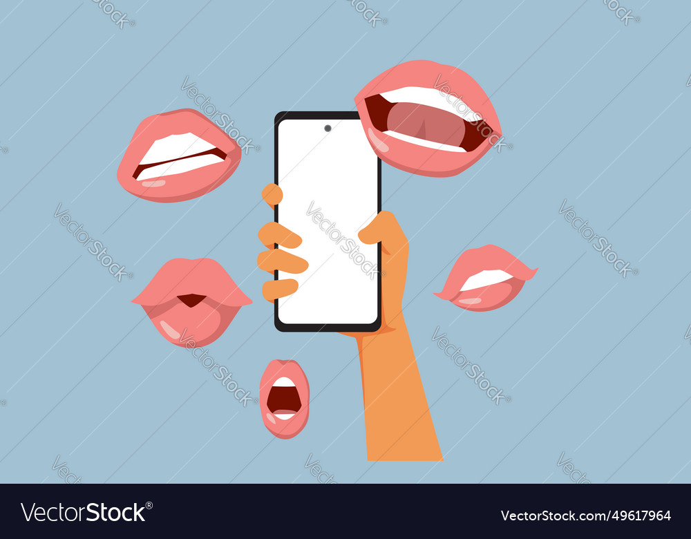 Person Using Mobile Dating App Chatting Royalty Free Vector Person Using Mobile Dating App Chatting Royalty Free Vector