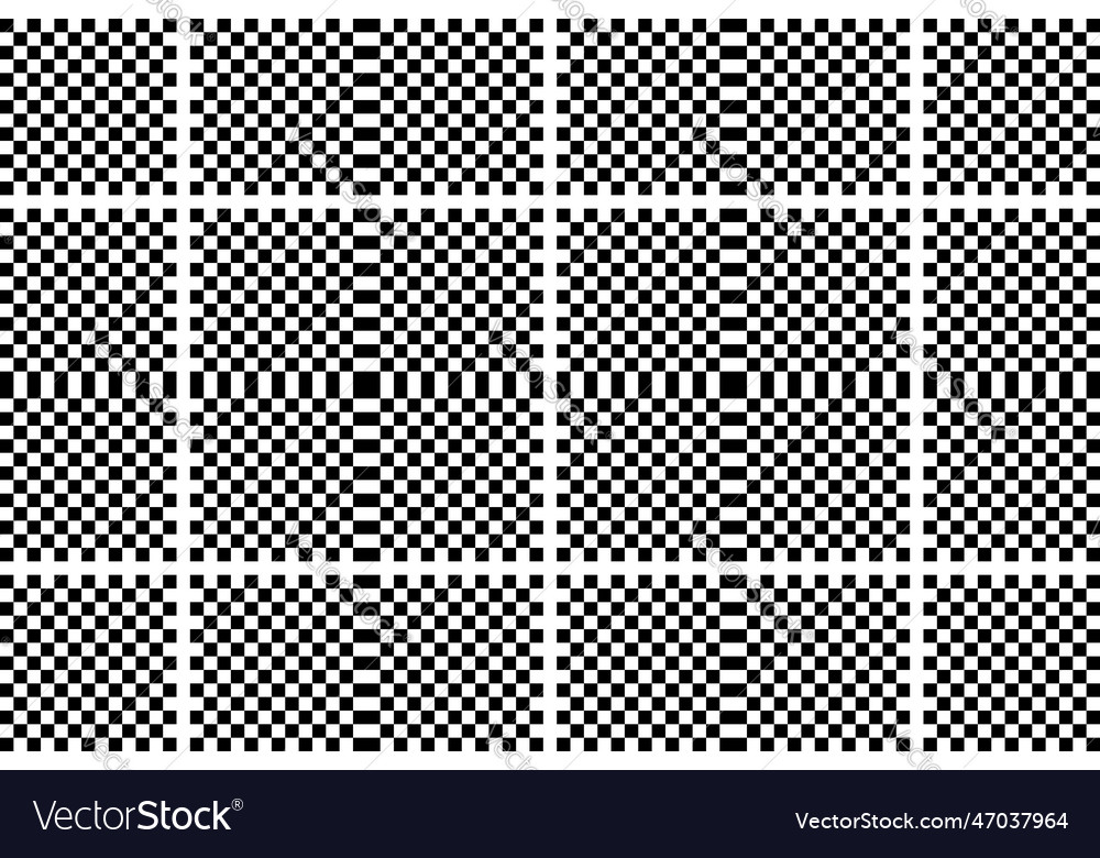 Seamless checked pattern vector image Seamless checked pattern