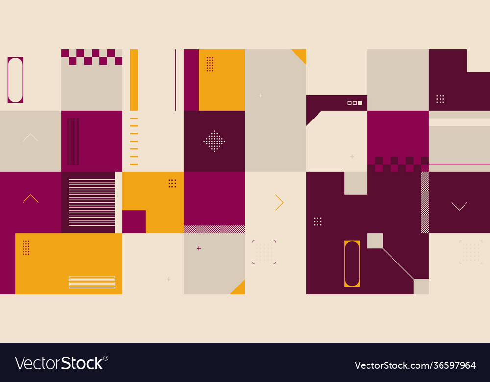 Techno abstract pattern design vector image Techno abstract pattern design