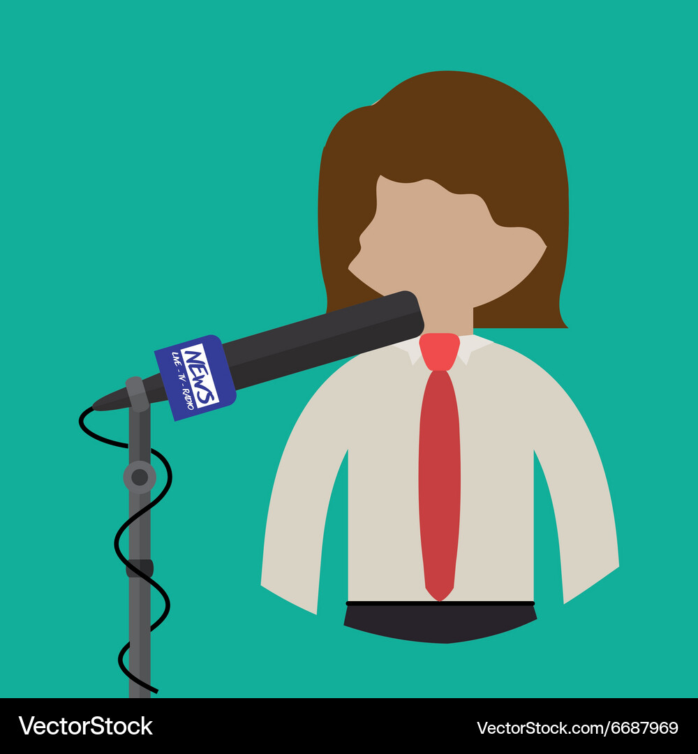Broadcasting Vector Broadcasting concept design Royalty Free Vector Image