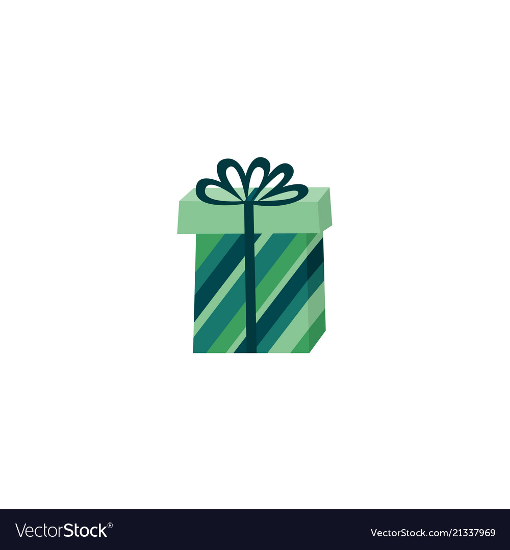 Cartoon Geschenkbox Band Schleife vector image Cartoon Geschenkbox Band Schleife