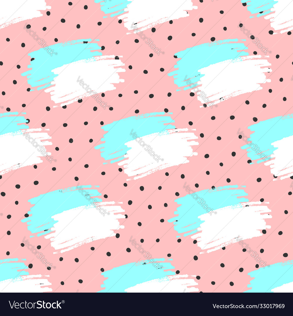 Cute abstract seamless pattern with repeating