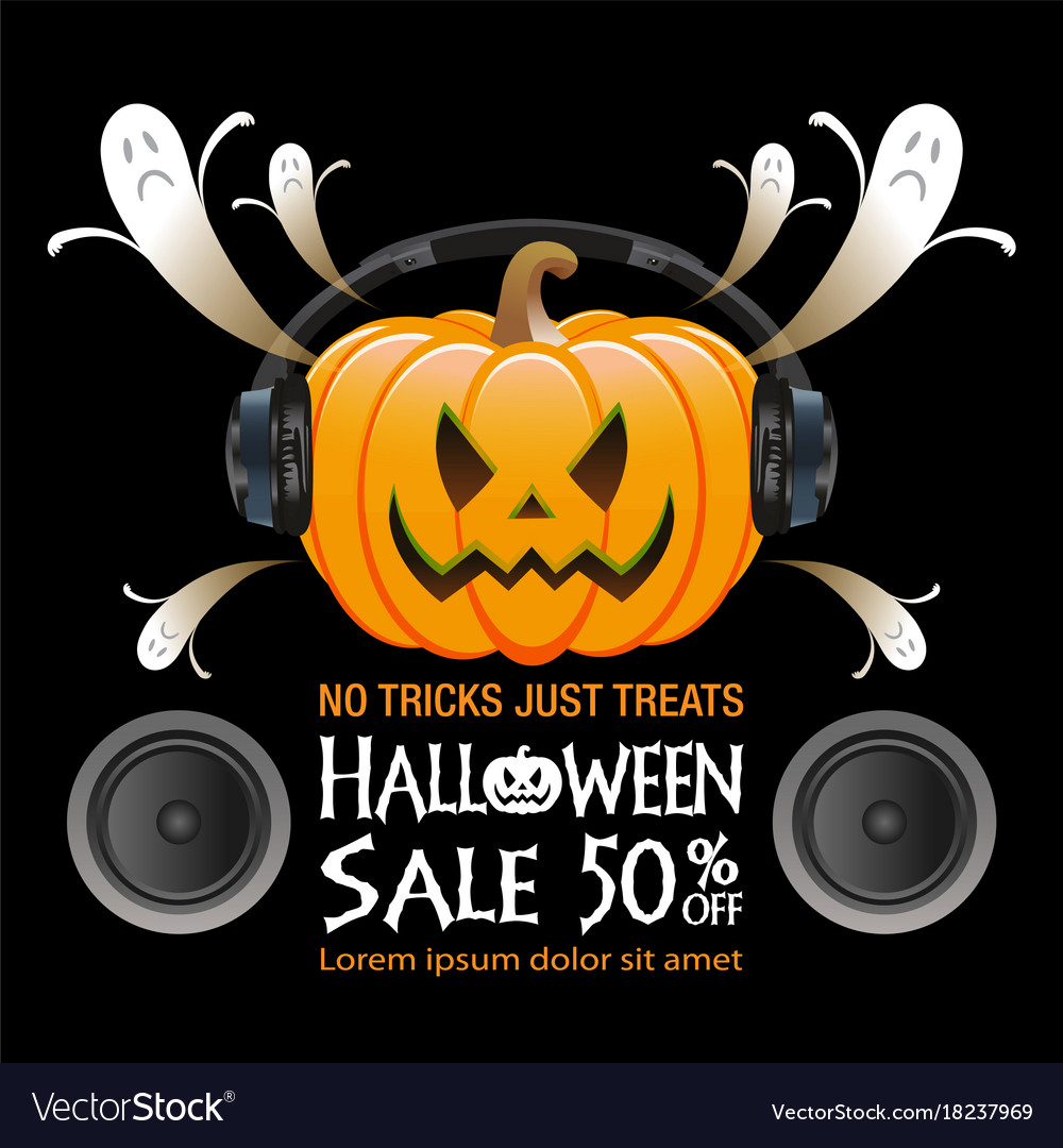 Halloween sale background