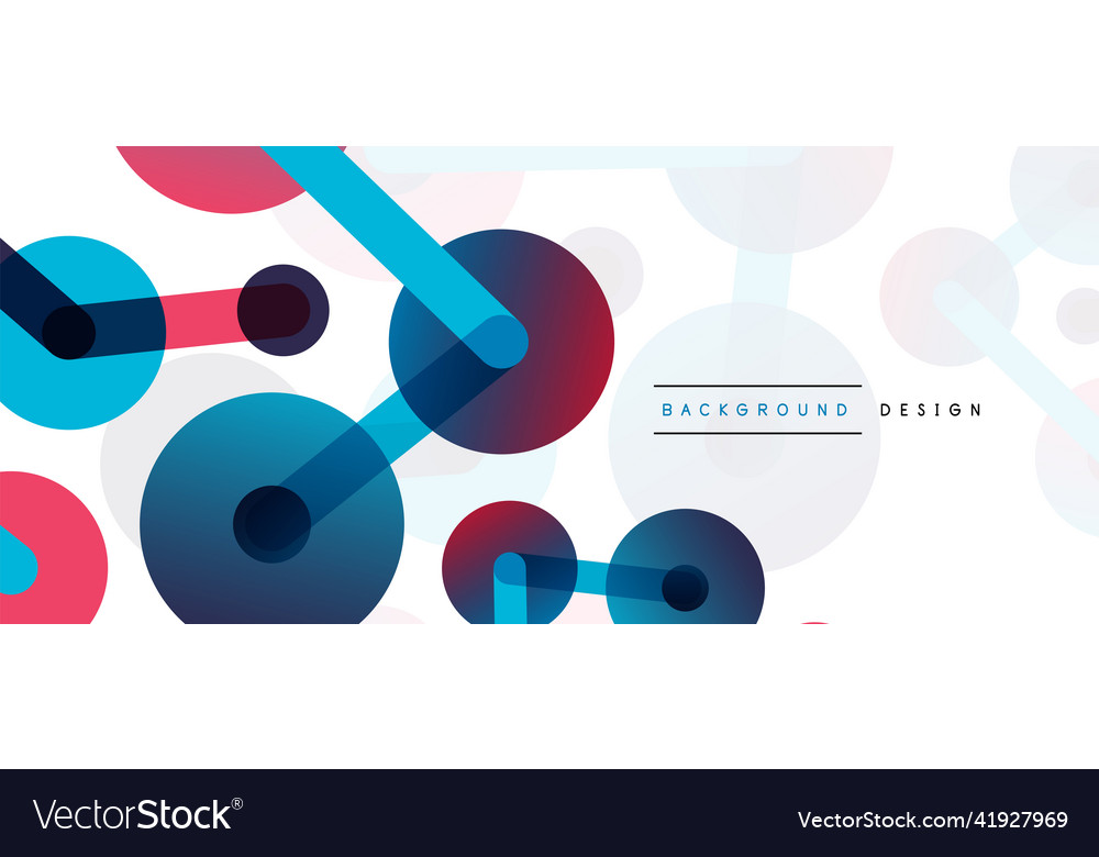 Network concept abstract background dots vector image Network concept abstract background dots
