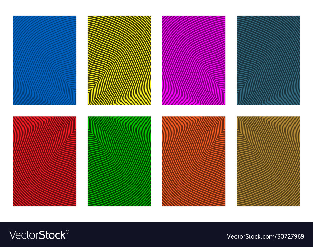 Set abstract background design templates vector image Set abstract background design templates