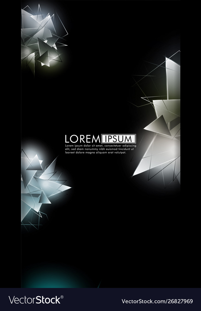 Vertical triangle background abstract composition