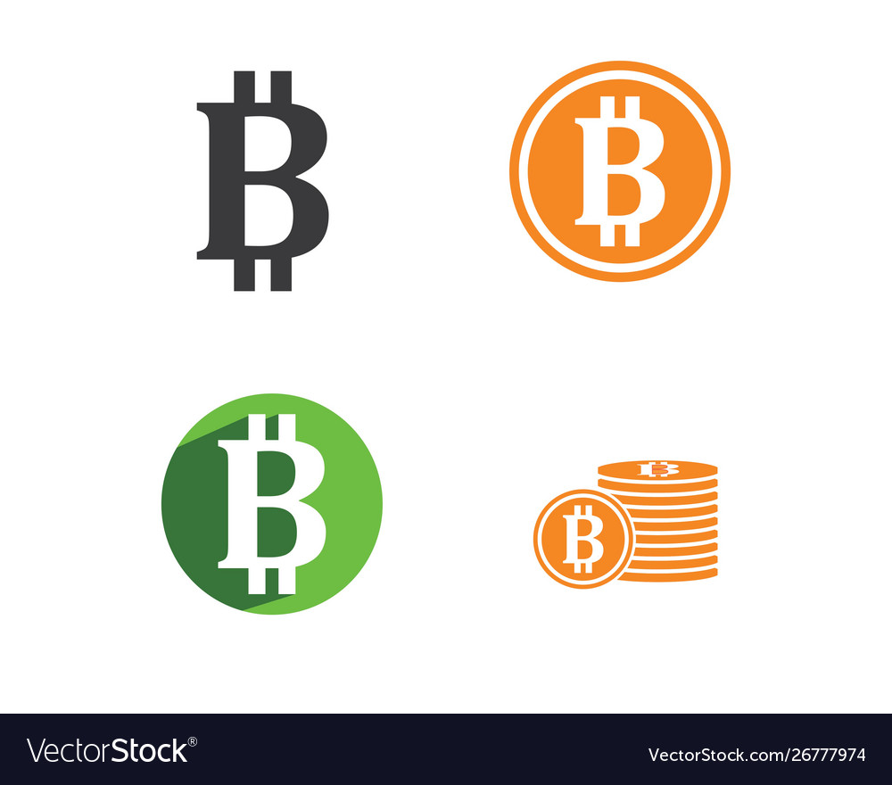 Bit coin logo icon