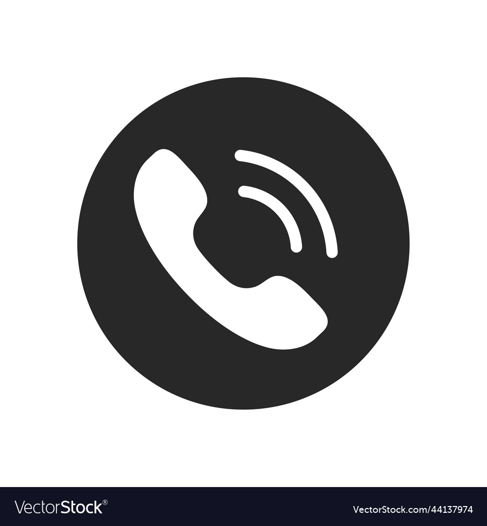 Contact icon mobile phone icon making a loud Vector Image