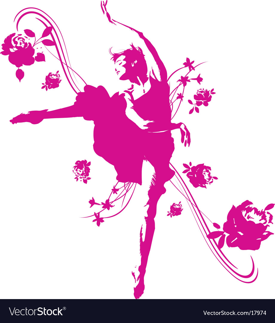 Dancer graphic Royalty Free Vector Image - VectorStock