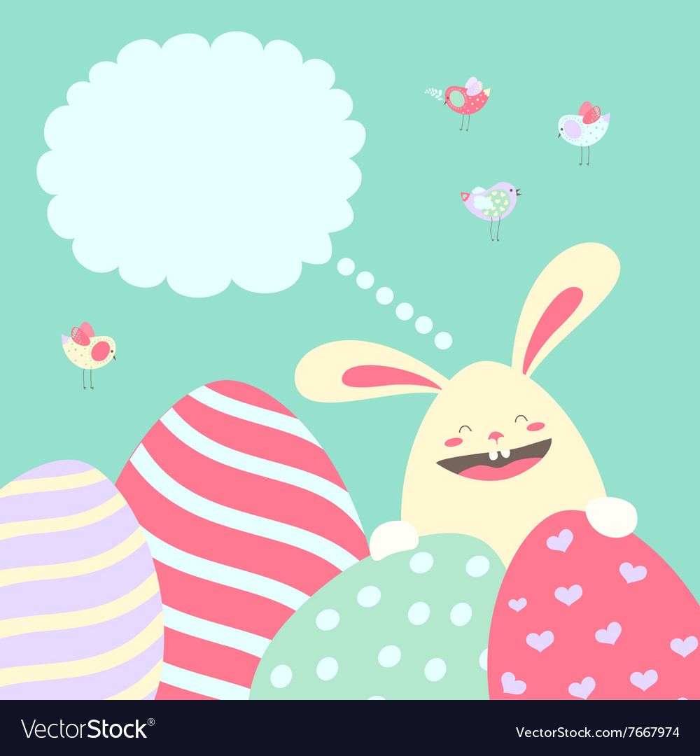 Ostern Bunny und Eier