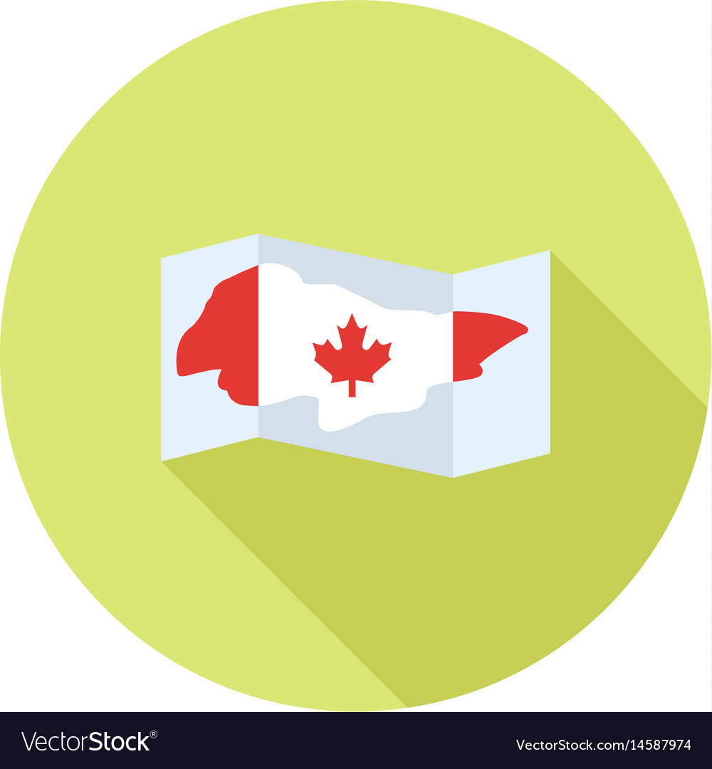 Map of canada Royalty Free Vector Image - VectorStock