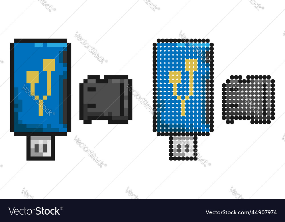 Pixel icon adapter for connecting external