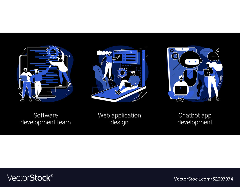 Professional programming abstract concept vector image Professional programming abstract concept