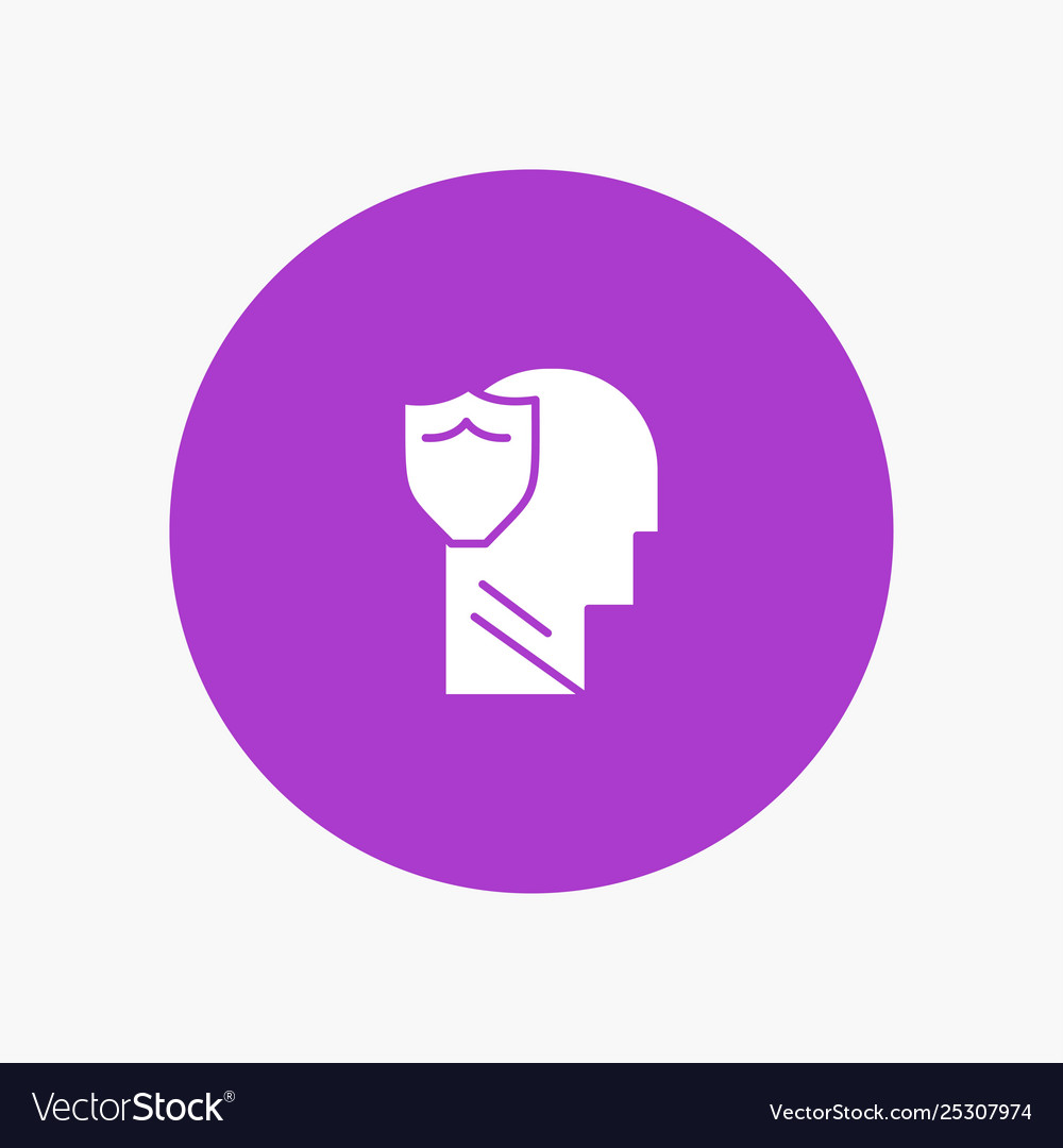 Shield secure male user data vector image Shield secure male user data