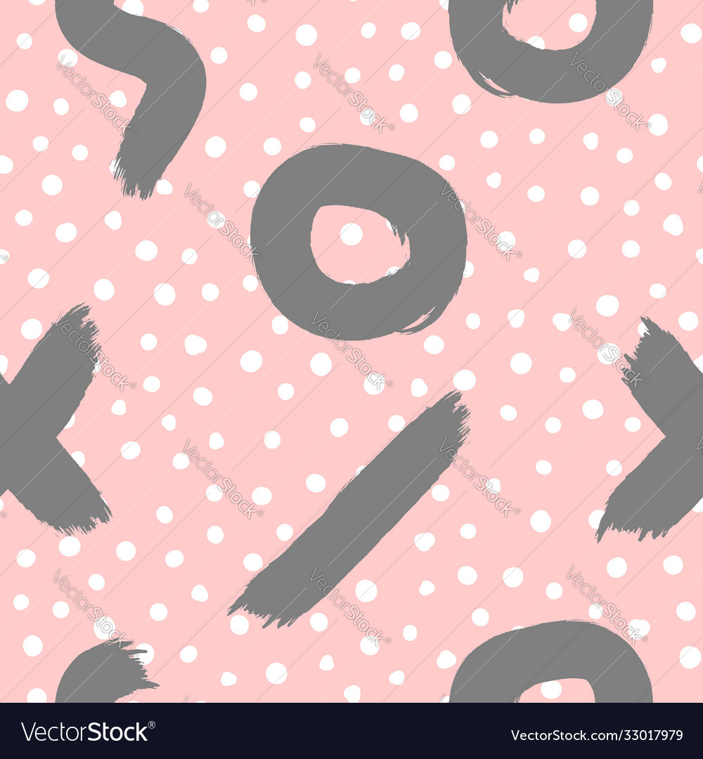 Abstract seamless pattern with geometric elements vector image Abstract seamless pattern with geometric elements