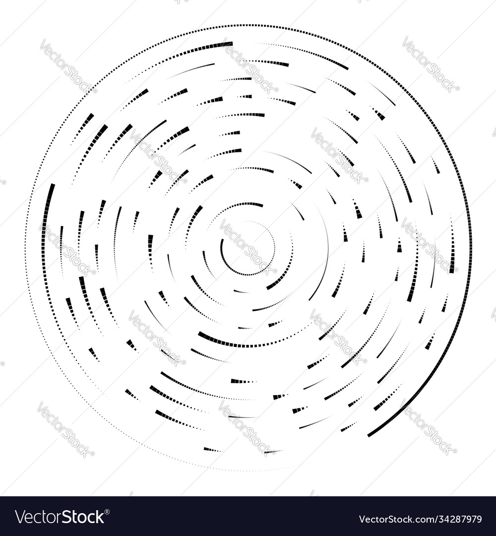 Radial radiating lines abstract burst element vector image Radial radiating lines abstract burst element