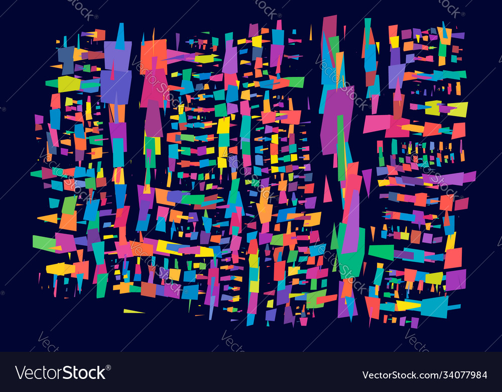 Abstract art - random geometry shapes generative vector image Abstract art - random geometry shapes generative