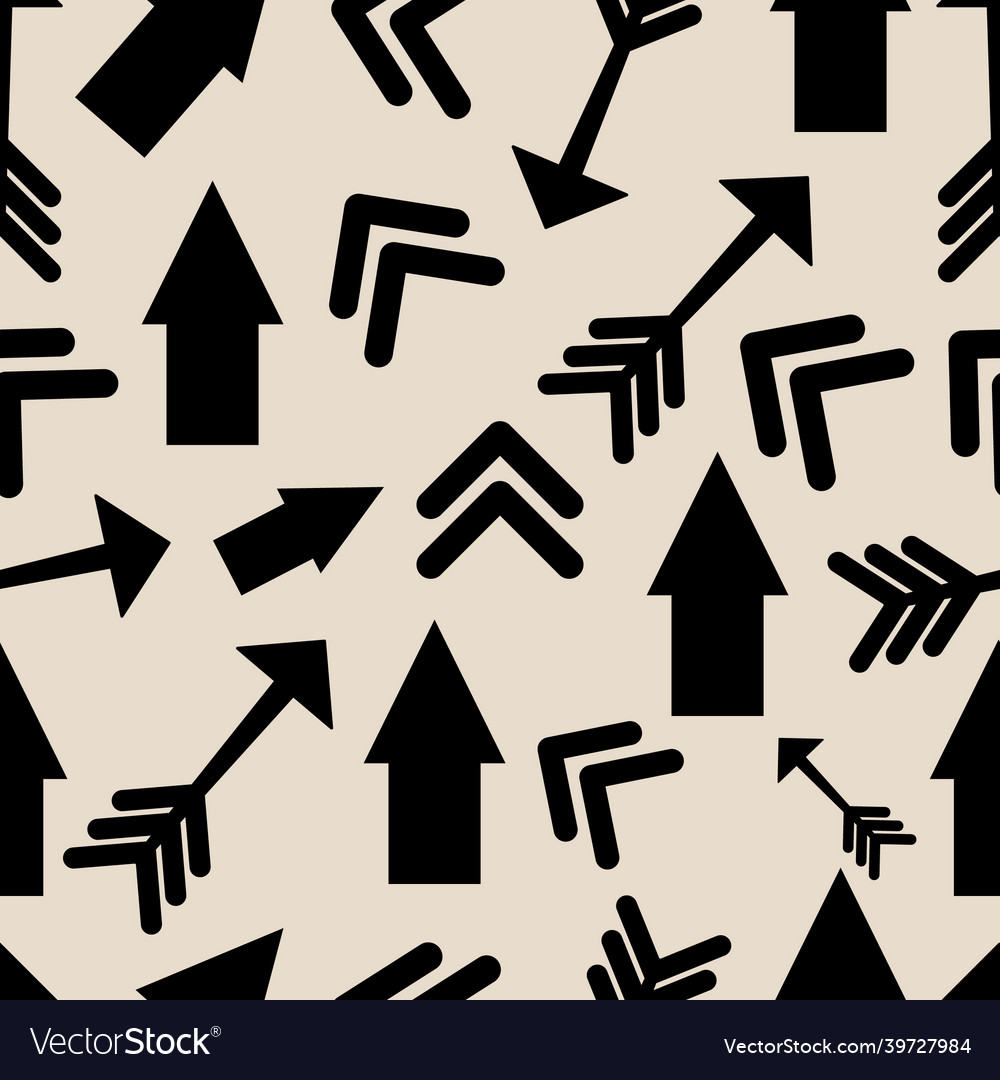 Arrow pattern Royalty Free Vector Image - VectorStock