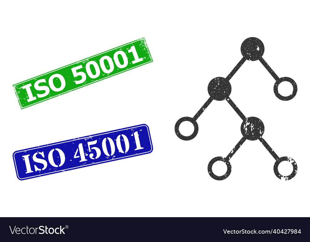 Binary chart nodes scratched icon