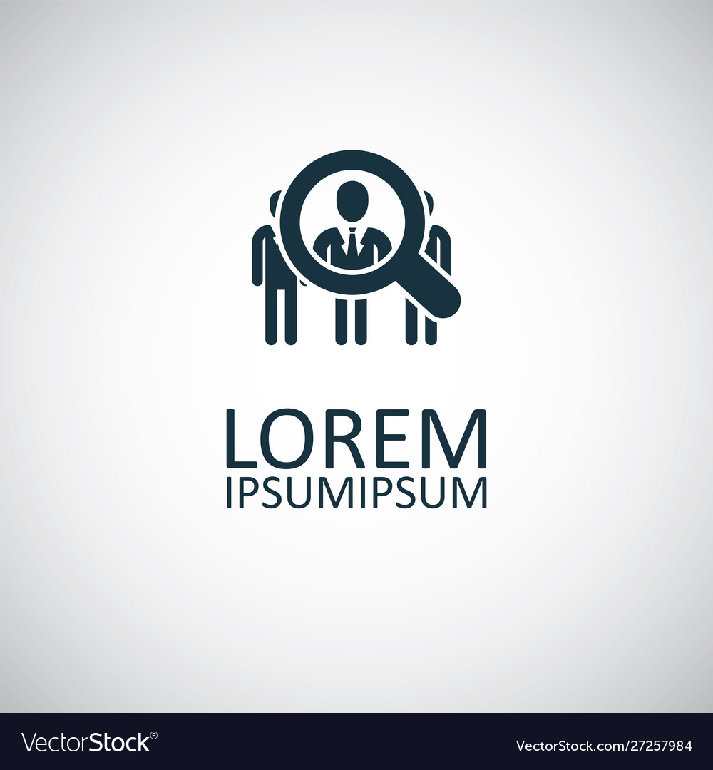 Career search icon for web and ui on white