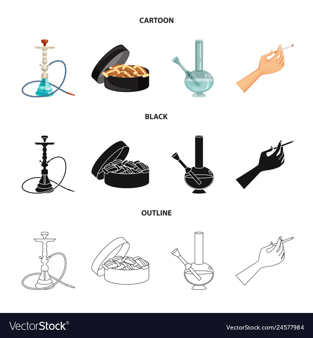 Design of refuse and stop symbol set vector image Design of refuse and stop symbol set