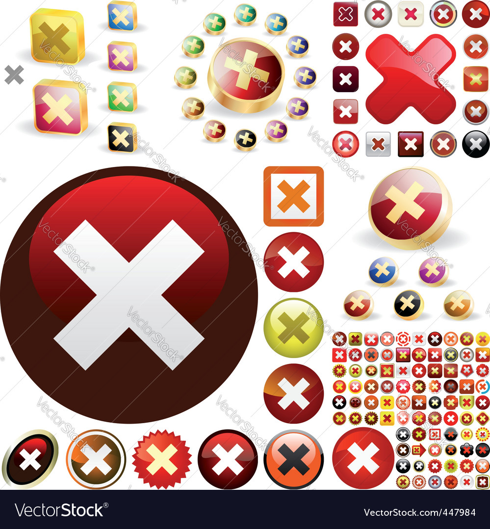 Rejected Button Set