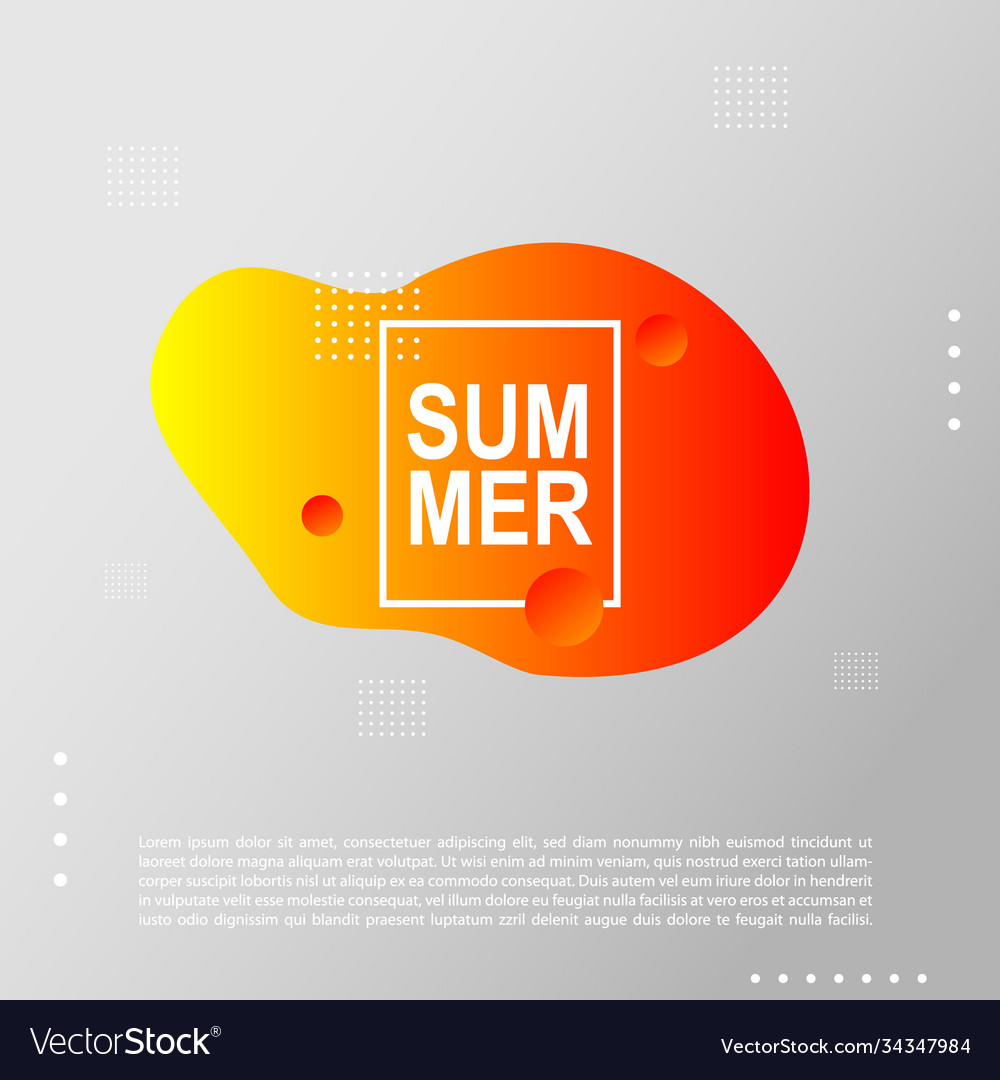 Summer bright party poster