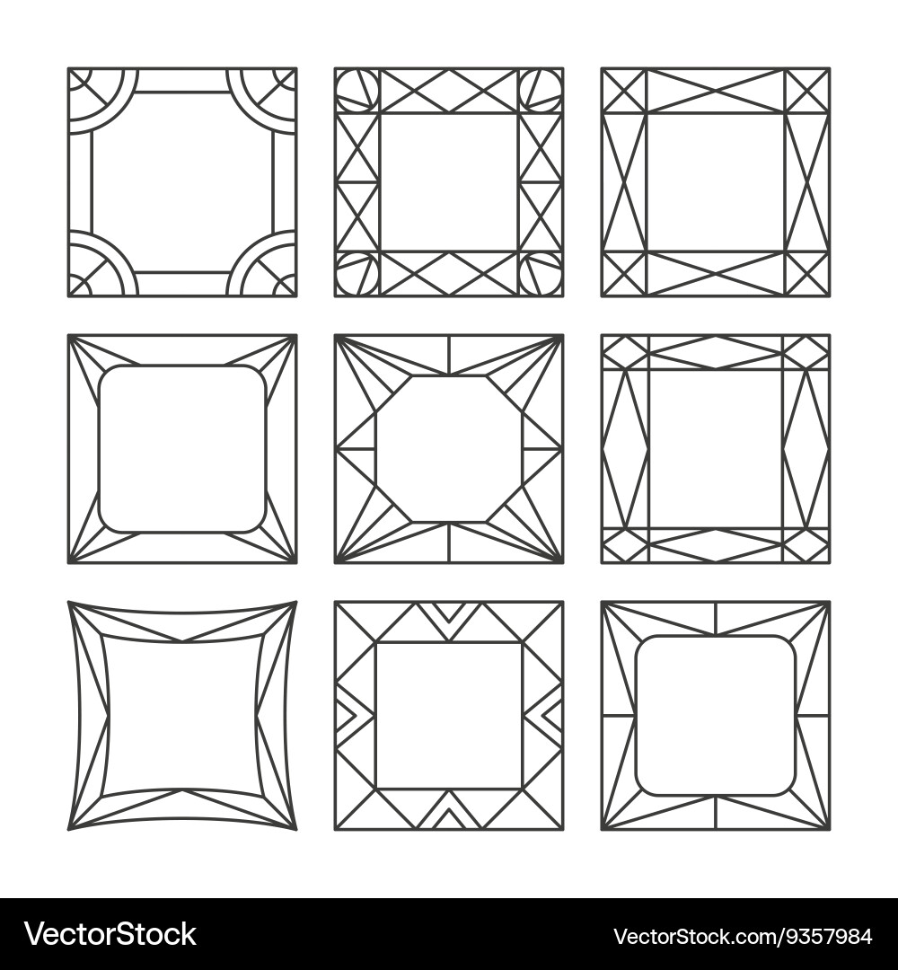 Model Frame Template Template photo frames Royalty Free Vector Image