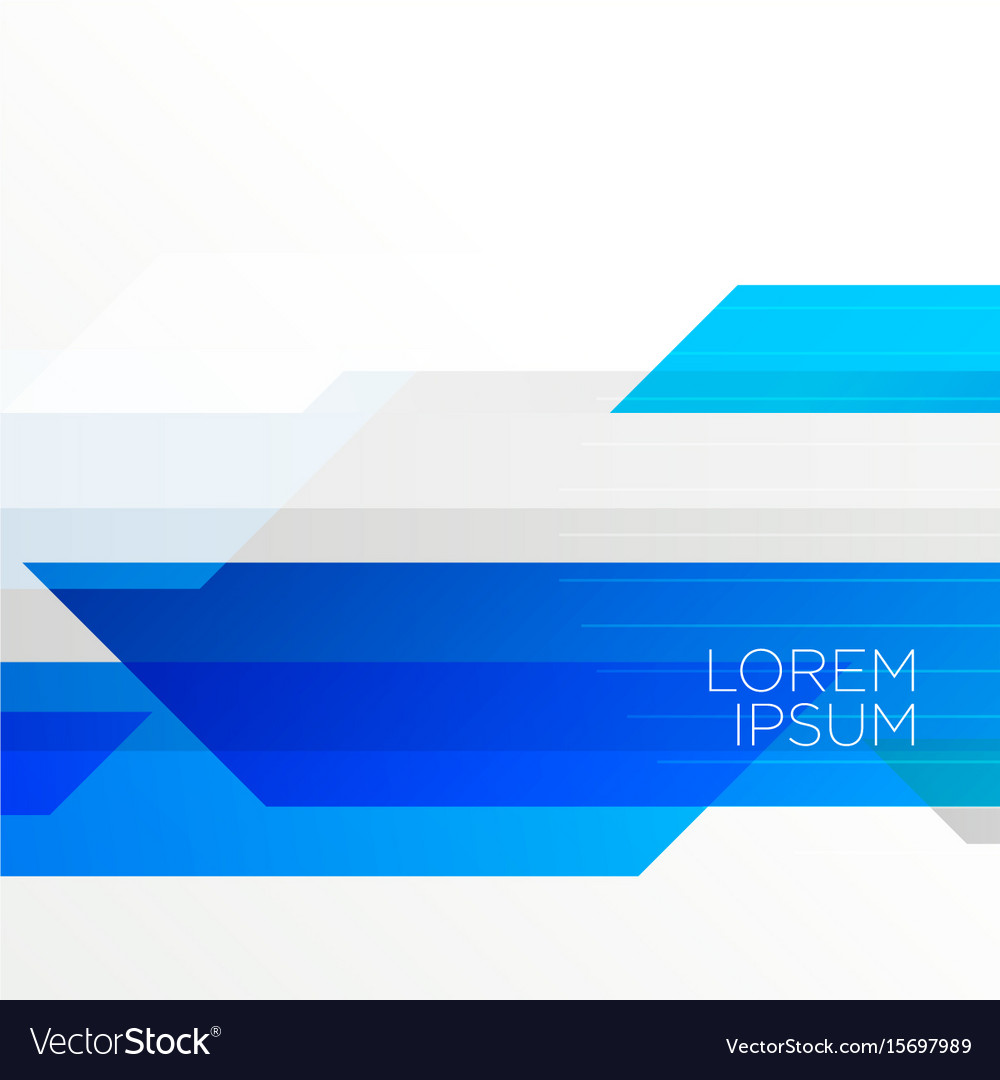 Abstract Blue Geometric Background