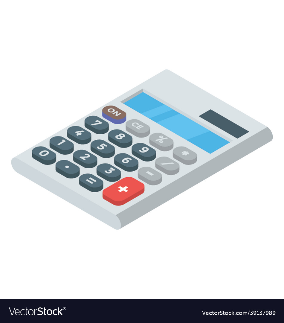 Calculator Royalty Free Vector Image - VectorStock