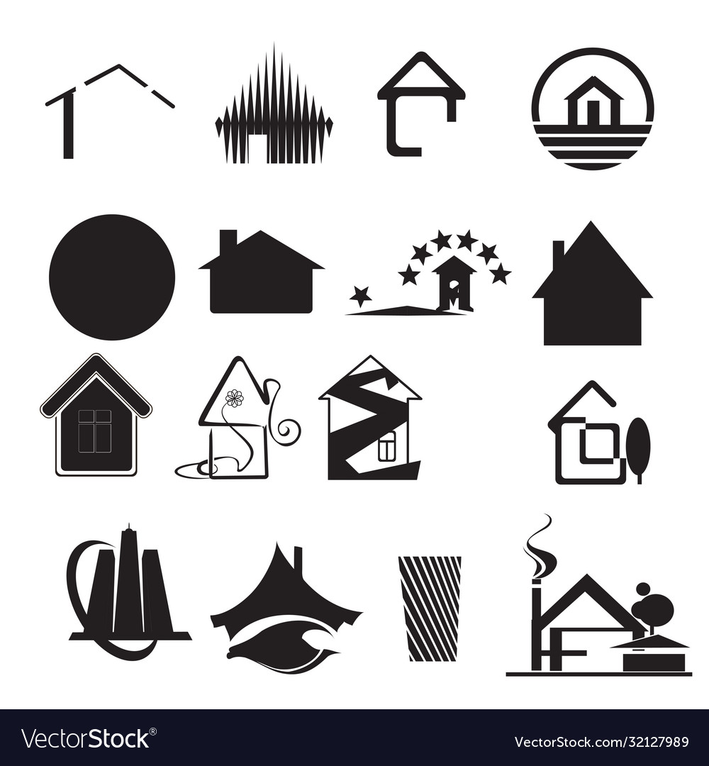 Collection icons for web design isolated on white